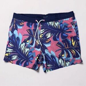 Tommy Hilfiger Pink and Blue Tropical Men's swim Shorts